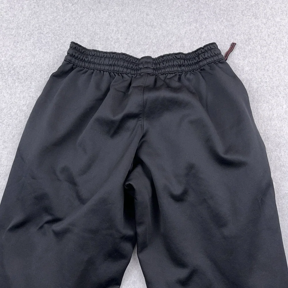 Nike Therma Basketball Sweatpants Mens XL Black‎ Big Swoosh Tapered Zip AQ2715
